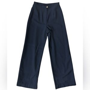 Ralph Lauren Navy Wide Leg Pants
